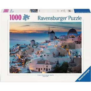 Puzzle RAVENSBURGER Wieczór na Santorini (1000 elementów) - Puzzle - miniaturka - grafika 1