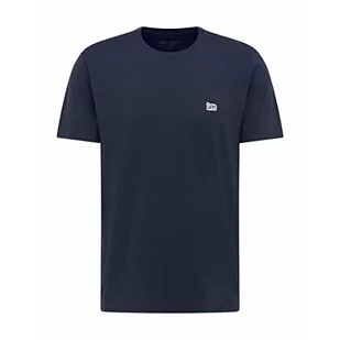 Lee Męski T-Shirt z logo Ss Patch, grantowy, S-Tall - Koszulki męskie - miniaturka - grafika 1