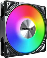 Wentylatory komputerowe - Wentylator Montech Wentylator Metal Pro 12 ARGB PWM Black 120mm METAL PRO 12 ARGB PWM (B) - miniaturka - grafika 1