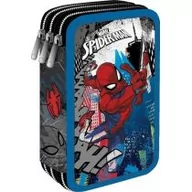 Piórniki - Piórnik potrójny z wyposażeniem Disney Core Jumper 3 Spiderman - miniaturka - grafika 1