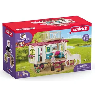 Schleich Horse Club Przyczepa do tajnych spotkań klubowych 42593 - Figurki dla dzieci - miniaturka - grafika 1