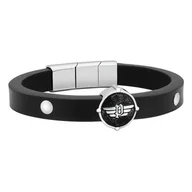 Bransolety męskie - Bransoletka Męska Police S14AMK01B 23 cm - miniaturka - grafika 1