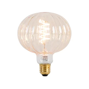 Calex Żarówka LED E27 ściemnialna G125 bursztynowa 4W 200 lm 2000K - Żarówki LED - miniaturka - grafika 1