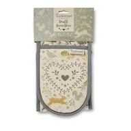 Fartuchy i rękawice kuchenne - Podwójna bawełniana rękawica kuchenna Cooksmart ® Woodland - miniaturka - grafika 1