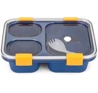 Lunch boxy - LUNCHBOX Pojemnik Obiadowy 850ml niebieski DA1 - miniaturka - grafika 1