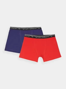 Bielizna bokserki (ZESTAW 2 PARY) męskie 4F 4FWMM00UBXSM051-31S Granatowy - Majtki męskie - miniaturka - grafika 1