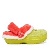 Buty dla chłopców - Klapki Crocs Classic Grinch 211690 Zielony - miniaturka - grafika 1