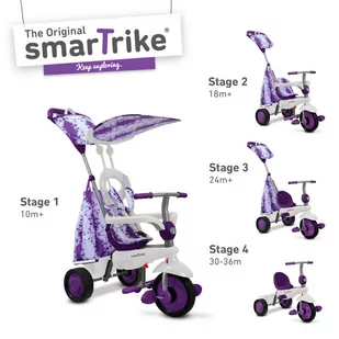 Smart Trike Spirit fioletowy - Rowerki trójkołowe - miniaturka - grafika 1