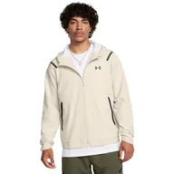 Kurtki męskie - Męska kurtka przejściowa Under Armour UA Unstoppable Jacket Lc - biała - UNDER ARMOUR - miniaturka - grafika 1