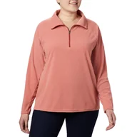 Bluzy damskie - Damski Polar COLUMBIA GLACIAL IV 1/2 ZIP 1802201639 – Pomarańczowy - miniaturka - grafika 1