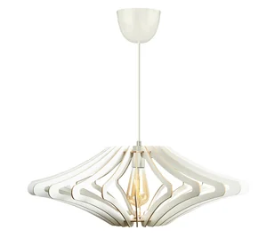 Żyrandol na lince 1xE27/60W/230V biały śr. 47 cm biały - Lampy sufitowe - miniaturka - grafika 1