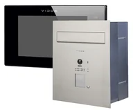 Wideodomofony - Zestaw wideodomofonu cyfrowego skrzynka na listy Vidos S1201A-SKP M1021B-2 - miniaturka - grafika 1