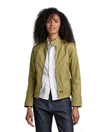 Kurtki damskie - G-STAR RAW Damska kurtka motocyklowa, zielona (Smoke Olive D387-B212), XL, Zielony (Smoke Olive D387-b212), XL - miniaturka - grafika 1