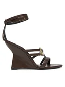 Sandały damskie - Patrizia Pepe Sandały 2X0043/L048 Brązowy - miniaturka - grafika 1