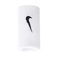 Ściągacze i opaski sportowe - Opaska na rękę NIKE SWOOSH DOUBLEWIDE WRISTBANDS 2 PK - miniaturka - grafika 1