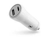 Ładowarki samochodowe - LTC Ładowarka samochodowa QC USB 3,6A TYPE-C PD 20W - miniaturka - grafika 1