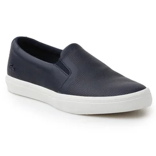 Buty Lacoste Gazon Slip On 116 1 Caw W 7-31CAW0116003 granatowe - Trampki damskie - miniaturka - grafika 1