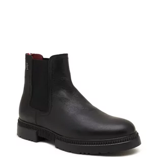 Tommy Hilfiger Skórzane sztyblety THERMO LTH CHEL - Sztyblety męskie - miniaturka - grafika 1