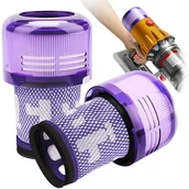 Filtry do odkurzaczy - Filtr do Dyson V12 Hepa powietrza do odkurzacza wkład filtrujący zmywalny - miniaturka - grafika 1