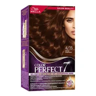 Farby do włosów i szampony koloryzujące - Wella Color Perfect 7, farba do włosów, 4/15 mroźny brąz, 50ml - miniaturka - grafika 1