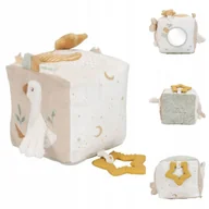 Zabawki sensoryczne - Little Dutch Kostka aktywizująca Newborn Naturals - miniaturka - grafika 1