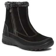 Botki damskie - Botki Rieker L7173-00 Schwarz / Schwarz / Anthrazit 00 - miniaturka - grafika 1
