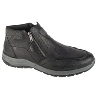 Półbuty męskie - Buty Rieker Booties 03660-00 czarne - miniaturka - grafika 1