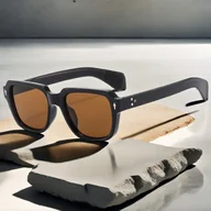 Okulary przeciwsłoneczne - Okulary przeciwsłoneczne z filtrem UV400 STL27B czarne/brązowe + akcesoria - miniaturka - grafika 1