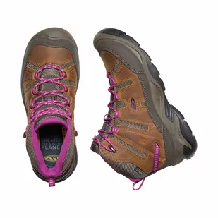Buty trekkingowe damskie KEEN CIRCADIA MID WP - Buty trekkingowe damskie - miniaturka - grafika 2