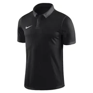Koszulki sportowe męskie - Nike, Koszulka męska, Dry Academy18 Football Polo, czarny, rozmiar S - miniaturka - grafika 1