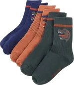 Skarpetki dla dzieci - vidaXL Skarpetki dziecięce, 5 par, z nadrukiem psa, EU 26-29 - miniaturka - grafika 1