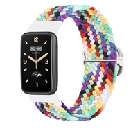 Akcesoria do smartwatchy - Pasek Pleciony Mi Band 7 Pro / M7 Pro (6), RAINBOW / TĘCZOWY - miniaturka - grafika 1