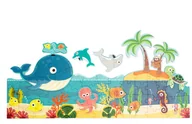 Puzzle - Puzzle 2 w 1 podłogowe i pierwsze puzzle - Ocean 80 el. Scratch - miniaturka - grafika 1