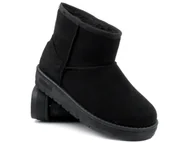 Śniegowce damskie - Botki, śniegowce damskie wsuwane - BIG STAR MM274158, czarne - Big Star - miniaturka - grafika 1