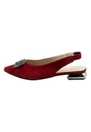 Czółenka - faina Czółenka ze skóry damskie 25924507, czerwony, 37 eu - miniaturka - grafika 1