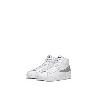 Trampki męskie - Fila Męskie trampki HIGHFLYER L Mid Sneaker, White-Monument, 10 UK - grafika 1