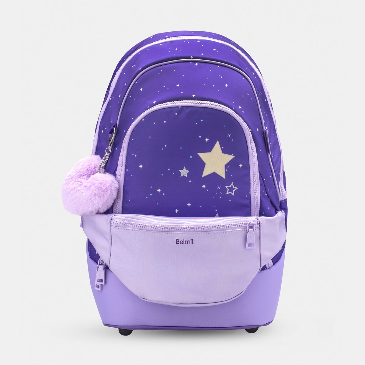 Zestaw Premium Backpack & Fanny Pack Dahlia – plecak szkolny, 2-częściowy