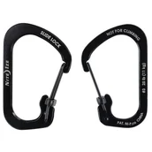 Sprzęt wspinaczkowy - Nite Ize Karabińczyk Slidelock #3 Czarny - miniaturka - grafika 1