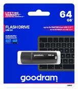 Pendrive - Pamięć USB GOODRAM UMM3 USB 3.0 64MB Czarny UMM3-0640K0R11 - miniaturka - grafika 1