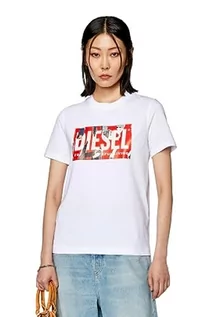 Koszulki i topy damskie - Diesel Koszulka damska, 100 cm, M - grafika 1