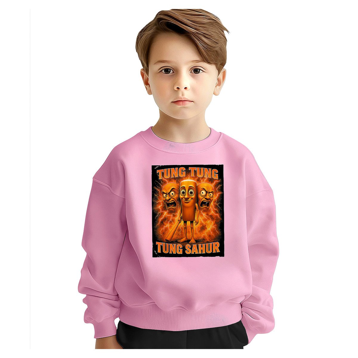 BLUZA DZIECIĘCA ITALIAN BRAINROT TUNG SAHUR 146-152 DLA CHŁOPCA DZIEWCZYNKI