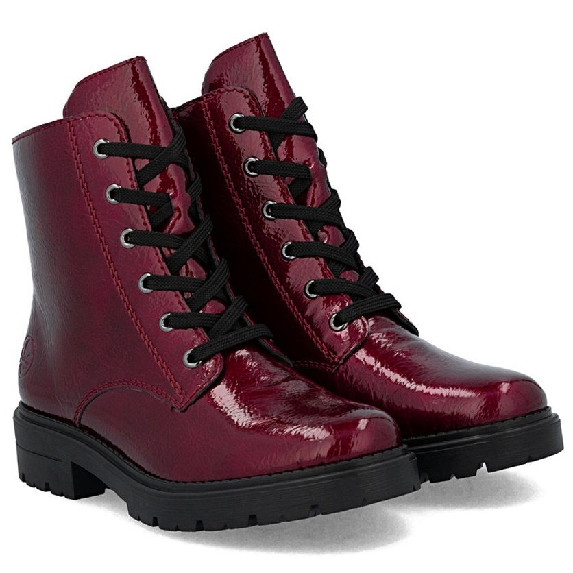 Trzewiki damskie Rieker Z2841-33 RED R.36