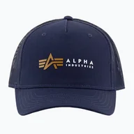 Czapki damskie - Czapka z daszkiem męska Alpha Industries Label Trucker rep.blue WYSYŁKA W 24H 30 DNI NA ZWROT - miniaturka - grafika 1