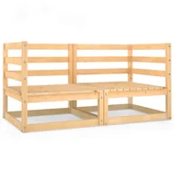 Sofy ogrodowe - VidaXL 2-osobowa sofa ogrodowa, lite drewno sosnowe! 3075244 - miniaturka - grafika 1