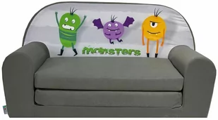 Sofka Dziecięca Mini Kanapa Łóżko Monsters - Fotele i pufy dla dzieci - miniaturka - grafika 1