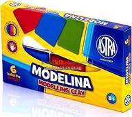 Masy plastyczne - Astra Modelina Astra 6 kolorów - miniaturka - grafika 1