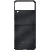 Etui i futerały do telefonów - Samsung Etui Aramid Cover do Galaxy Z Flip 3 Czarny EF-XF711SBEGWW - miniaturka - grafika 1