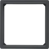 Inne akcesoria elektryczne - Q.x Pierścień adaptacyjny do płytki czołowej 50 x 50 mm antracyt, aksamit - miniaturka - grafika 1
