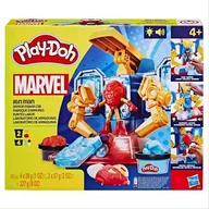 Zabawki kreatywne - Play-Doh: Zestaw zabawkowy Laboratorium Zbroi Iron Man - miniaturka - grafika 1