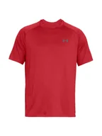 Koszulki sportowe męskie - Under Armour Koszulka sportowa w kolorze czerwonym - miniaturka - grafika 1